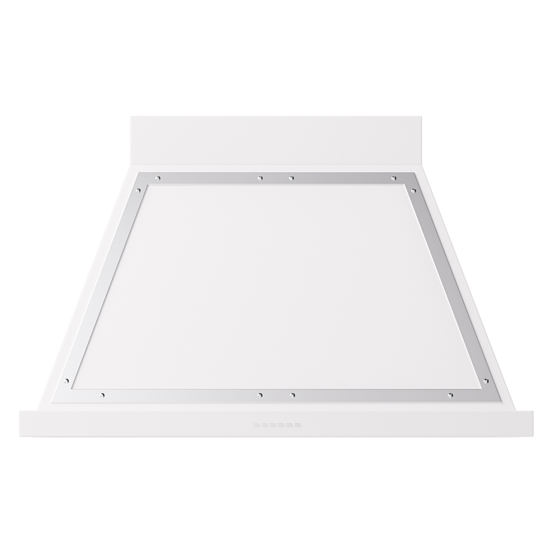 ILVE UANB40WHC Nostalgie Noblesse 40 inch Range Hood (White, Chrome)