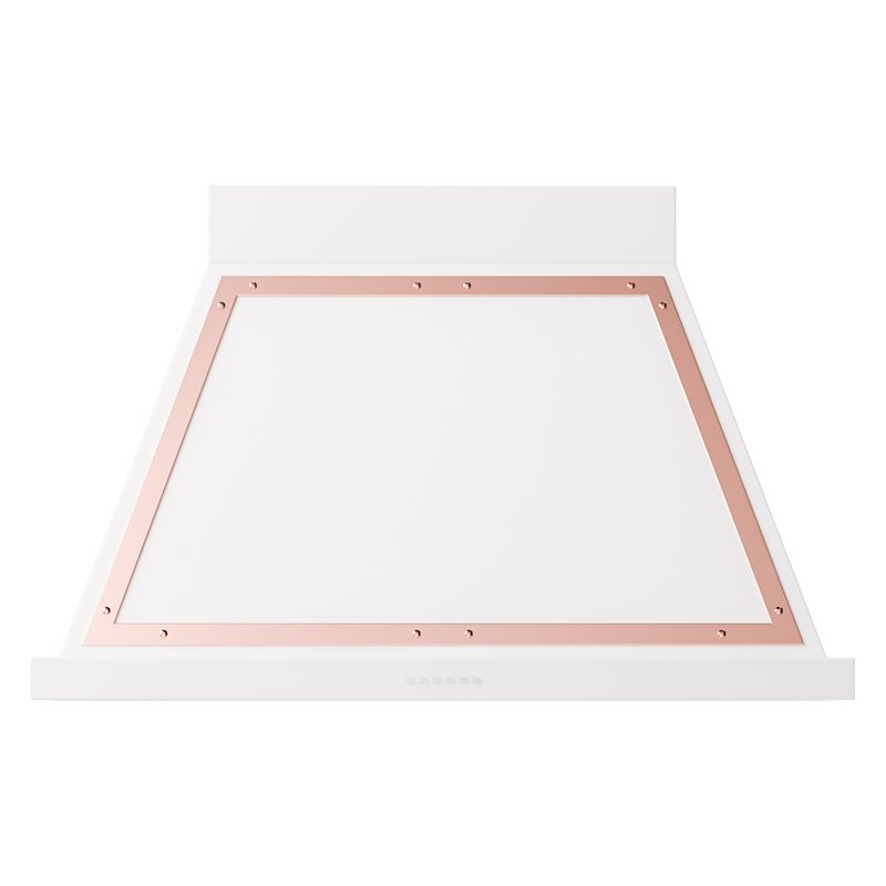 ILVE UANB40WHP Nostalgie Noblesse 40 inch Range Hood (White, Copper)