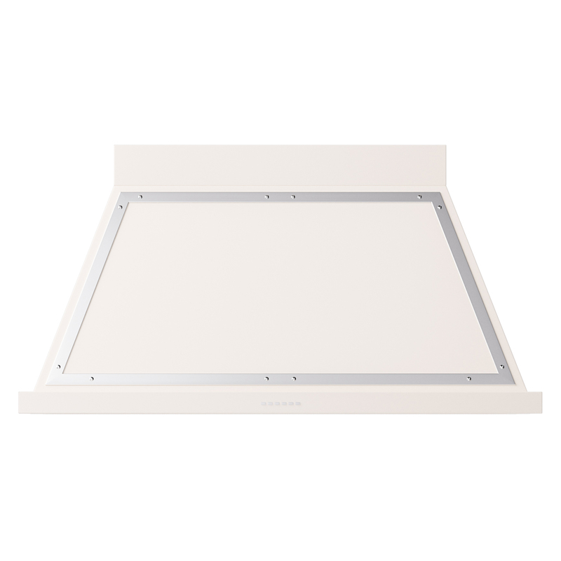 ILVE UANB48AWC Nostalgie II Noblesse 48 inch Range Hood (Antique White, Chrome)