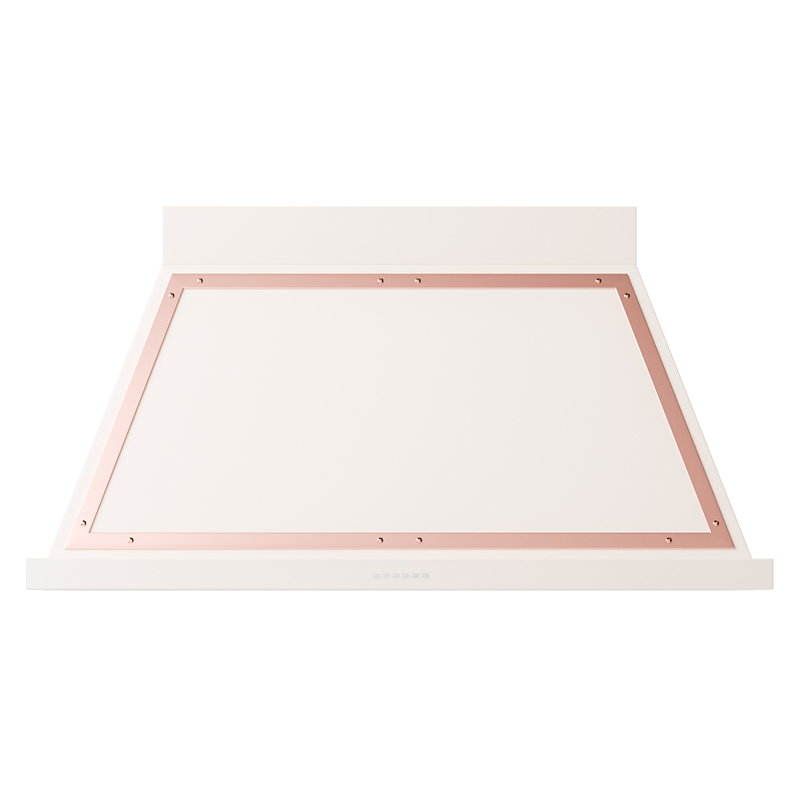 ILVE UANB48AWP Nostalgie II Noblesse 48 inch Range Hood (Antique White, Copper)