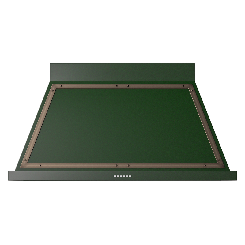 ILVE UANB48EGB Nostalgie II Noblesse 48 inch Range Hood (Emerald Green, Burnished)