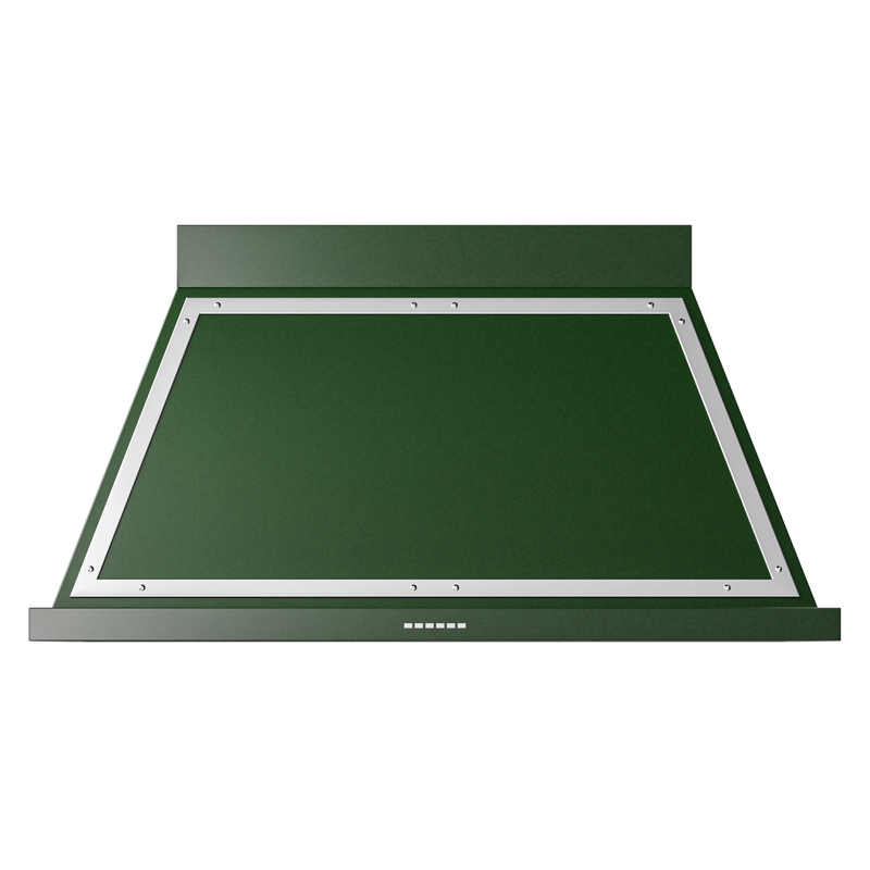 ILVE UANB48EGC Nostalgie II Noblesse 48 inch Range Hood (Emerald Green, Chrome)