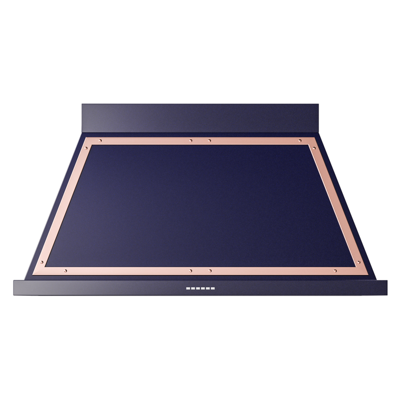 ILVE UANB48MBP Nostalgie II Noblesse 48 inch Range Hood (Midnight Blue, Copper)