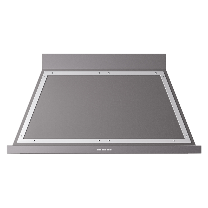 ILVE UANB48MGC Nostalgie II Noblesse 48 inch Range Hood (Graphite Matte, Chrome)