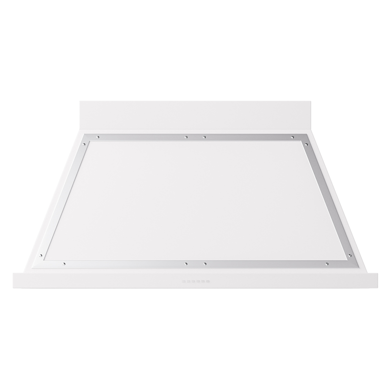 ILVE UANB48WHC Nostalgie II Noblesse 48 inch Range Hood (White, Chrome)