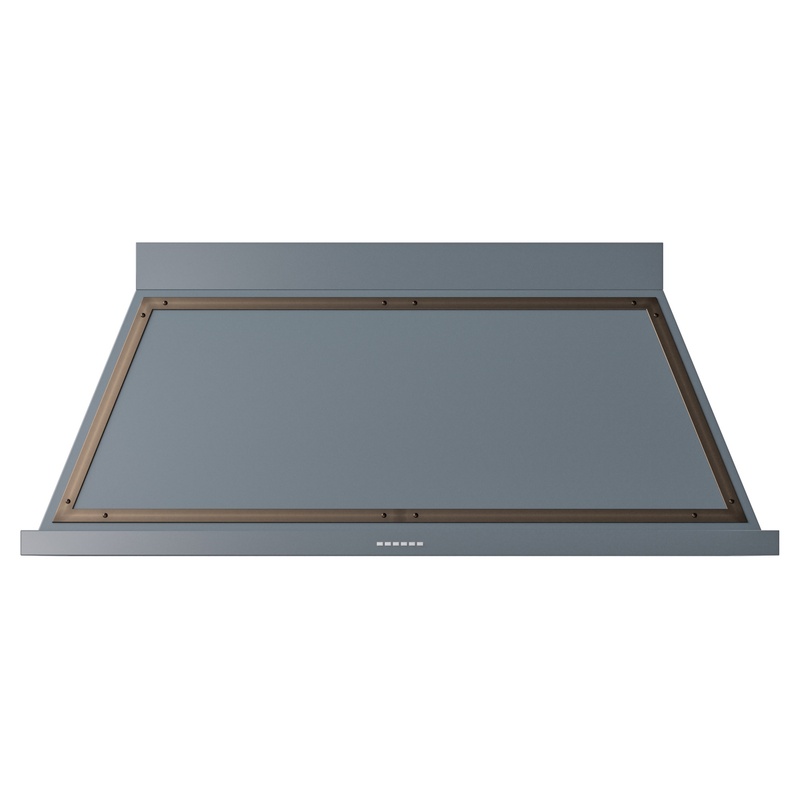 ILVE UANB60BGB Nostalgie Noblesse 60 inch Range Hood (Blue Grey, Burnished)