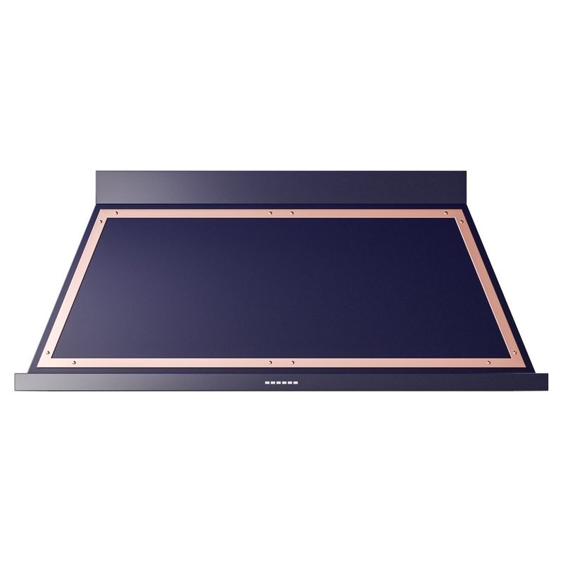 ILVE UANB60MBP Nostalgie Noblesse 60 inch Range Hood (Midnight Blue, Copper)