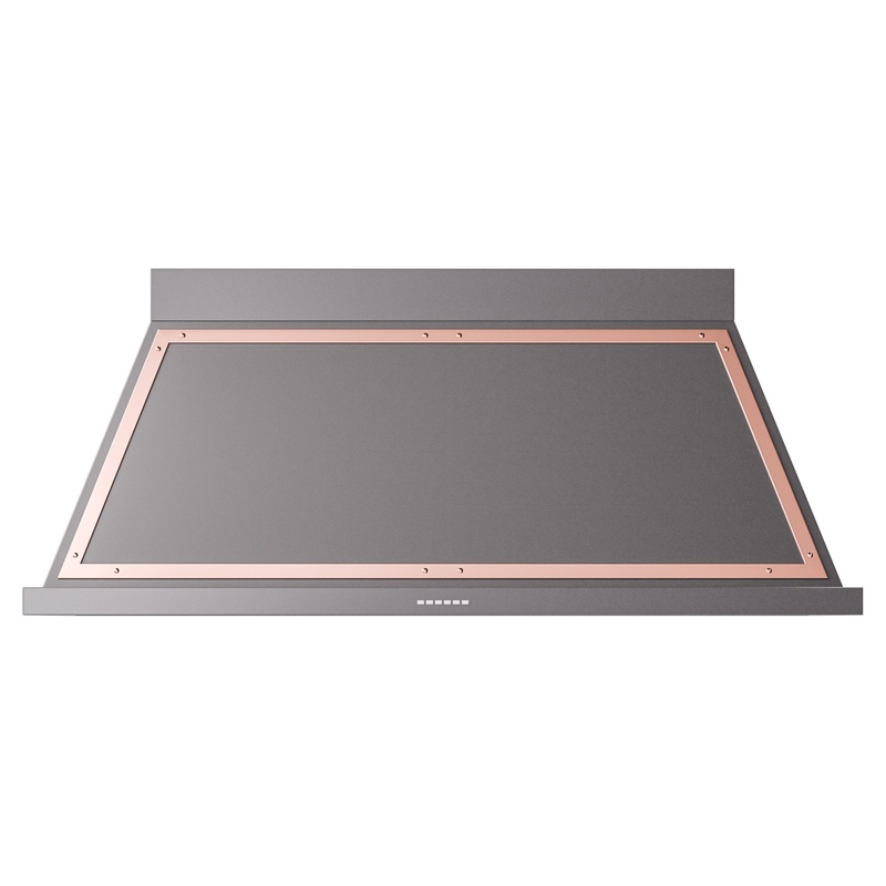 ILVE UANB60MGP Nostalgie Noblesse 60 inch Range Hood (Graphite Matte, Copper)