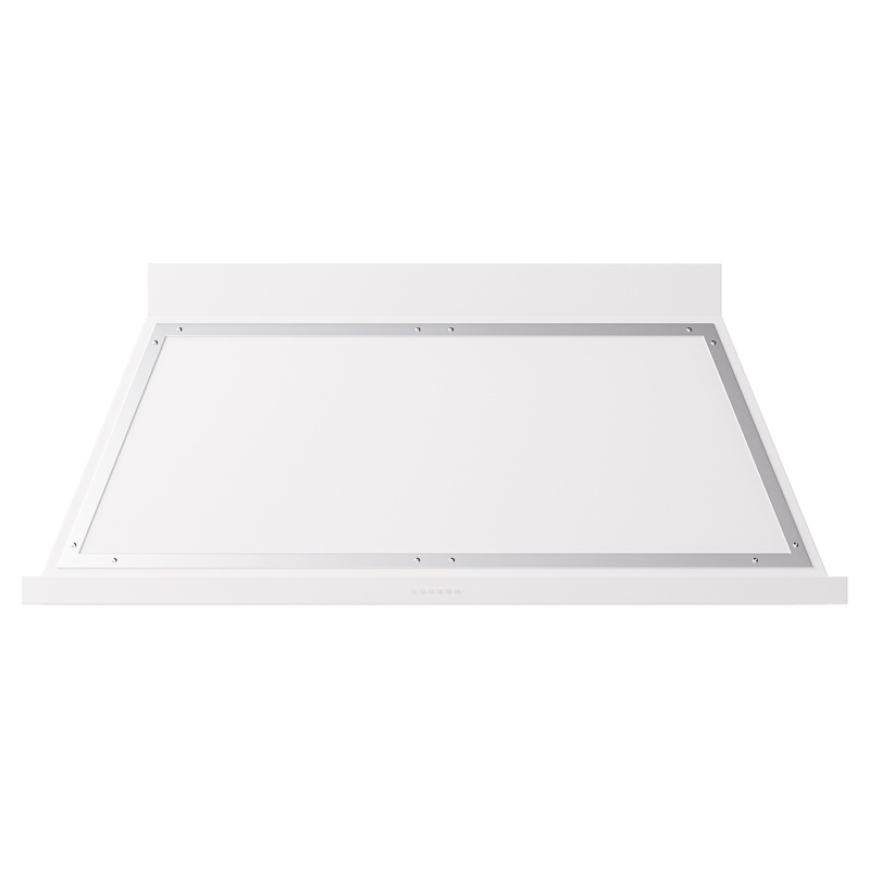ILVE UANB60WHC Nostalgie Noblesse 60 inch Range Hood (White, Chrome)