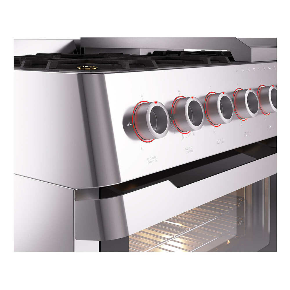 ILVE UPM12FDS3SSLP Panoramagic 48" Dual Fuel Range, details