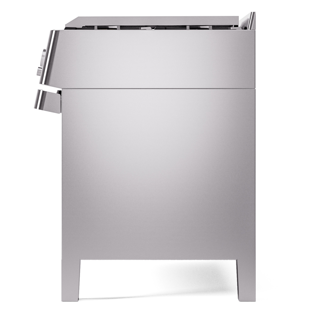 ILVE UPM12FDS3SS Panoramagic 48" Dual Fuel Range, right side view