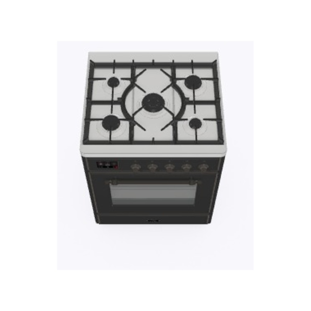 ILVE_UM30DNE3MGB_Majestic_II_30_Dual_Fuel_Range_Top_Angle