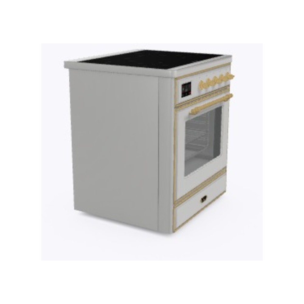 ILVE_UMI30NE3SSG_Majestic_II_30_Induction_Range_Left_Angle