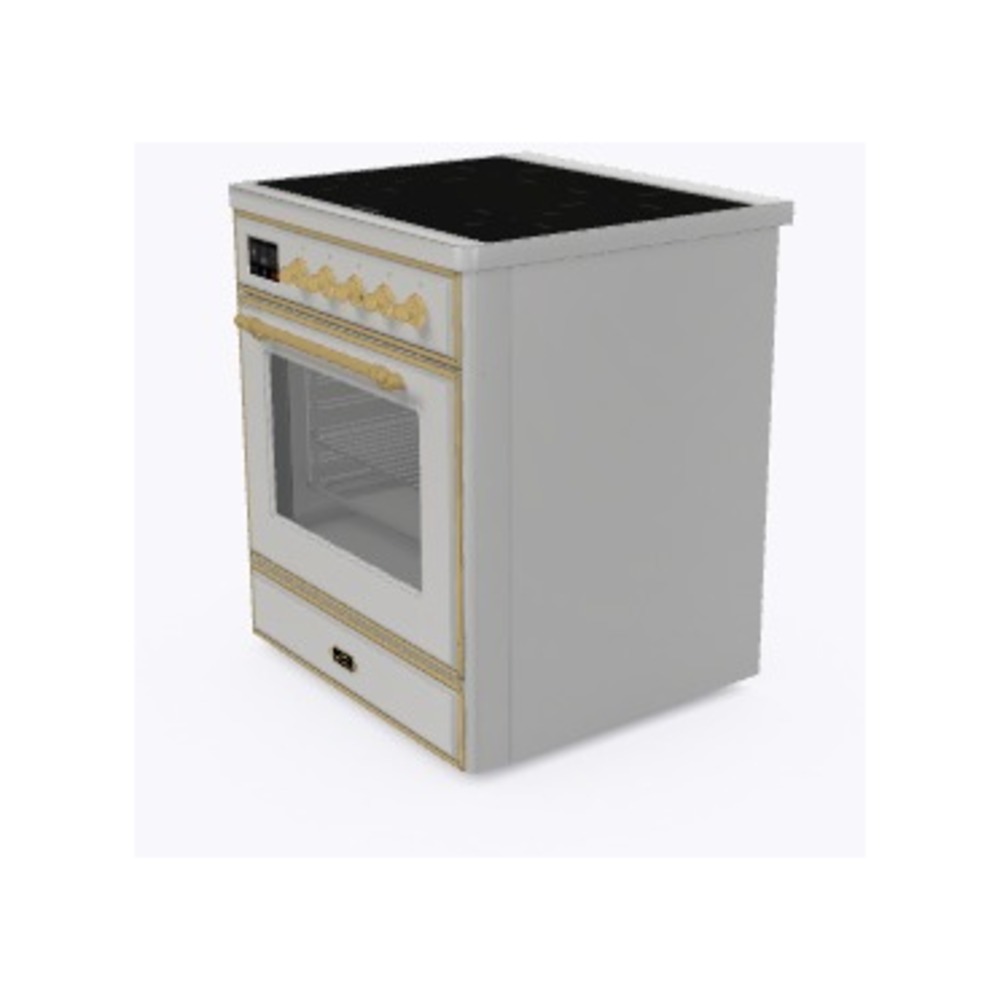 ILVE_UMI30NE3SSG_Majestic_II_30"_Induction_Range_Right_Angle