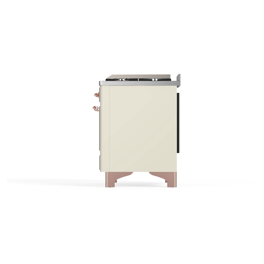 ILVE_UM09FDNS3AWPLP_Majestic_II_36"_Dual_Fuel_Range_Right_Angle