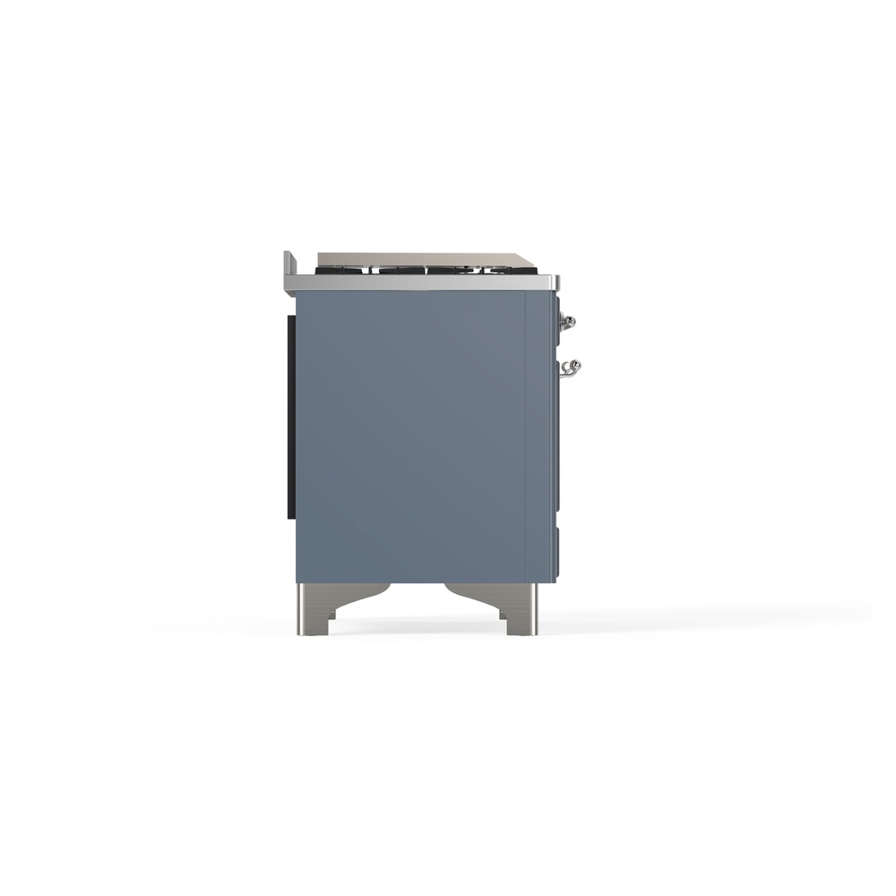 ILVE_UM09FDNS3BGC_Majestic_II_36"_Dual_Fuel_Range_left_side