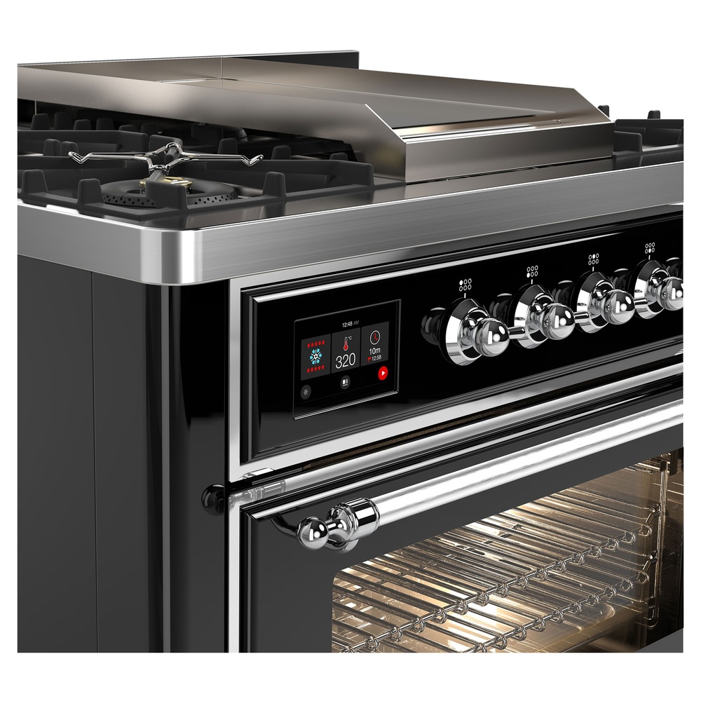 ILVE_UM09FDNS3BKCLP_Majestic_II_36"_Dual_Fuel_Range_details