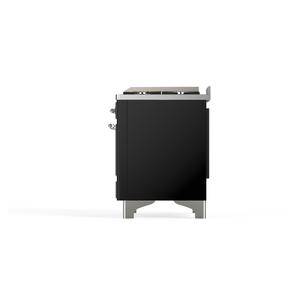 ILVE_UM09FDNS3BKCLP_Majestic_II_36"_Dual_Fuel_Range_right_side