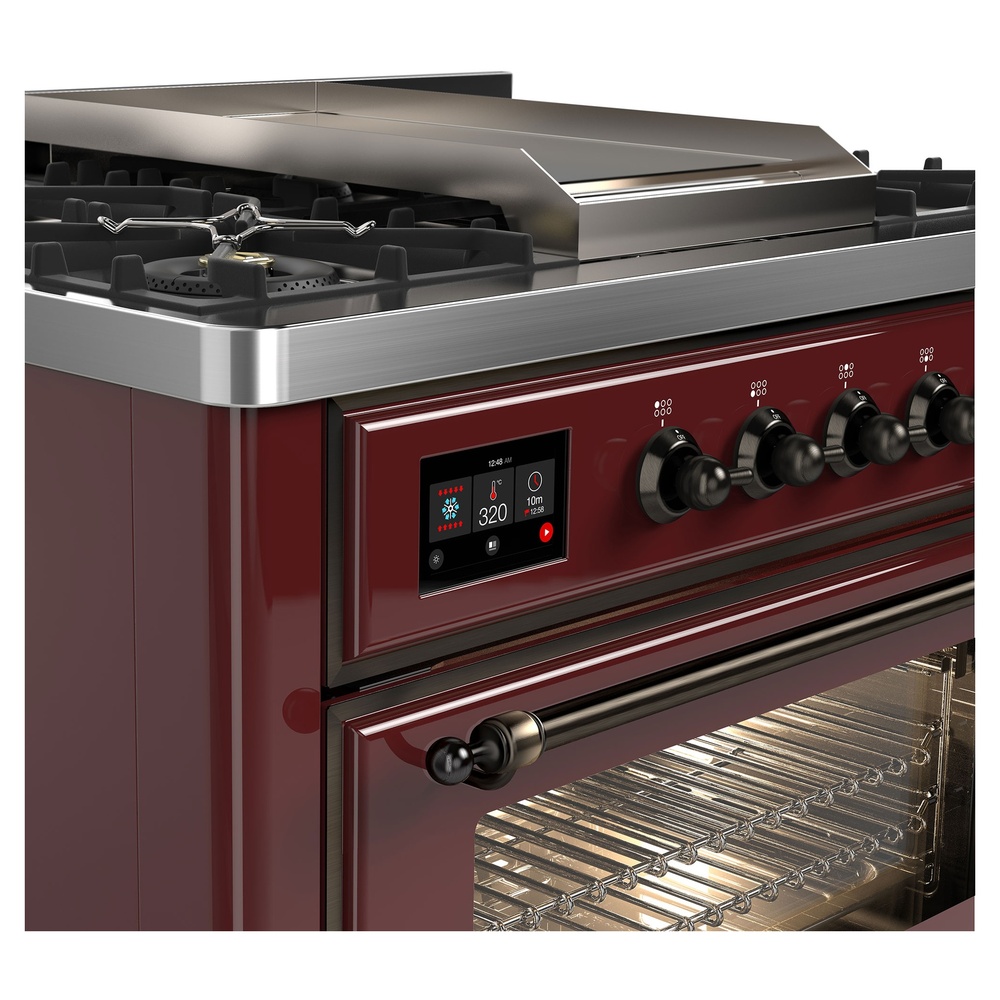 ILVE_UM09FDNS3BUB_Majestic_II_36"_Dual_Fuel_Range_details