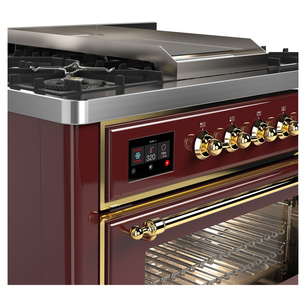 ILVE_UM09FDNS3BUG_Majestic_II_36"_Dual_Fuel_Range_details