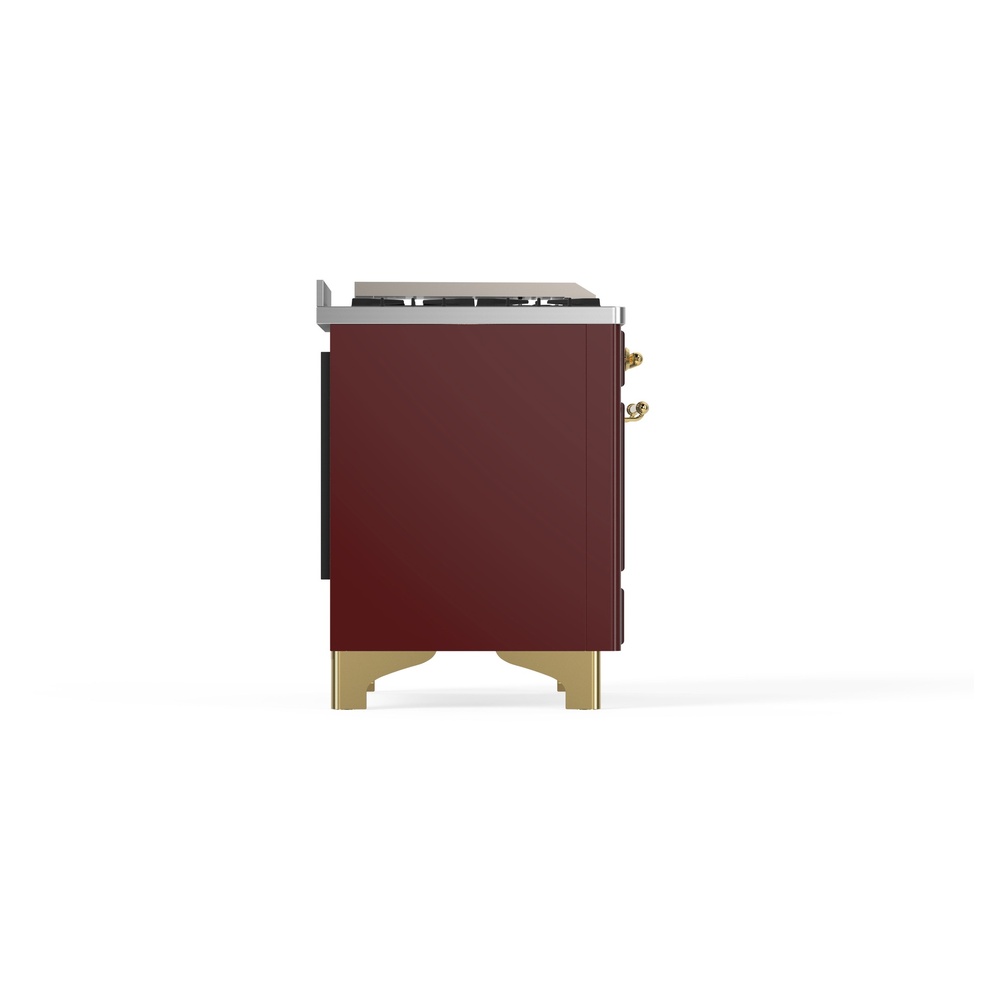 ILVE_UM09FDNS3BUG_Majestic_II_36"_Dual_Fuel_Range_left_side