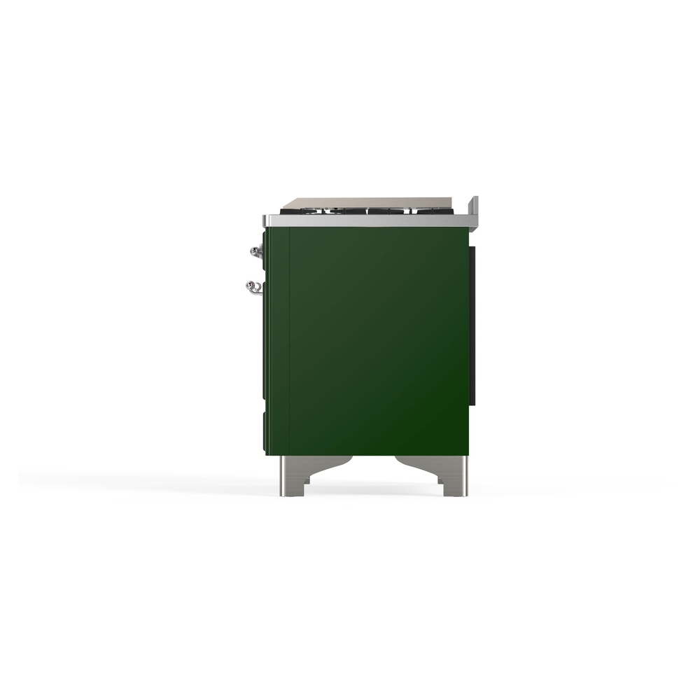 ILVE_UM09FDNS3EGC_Majestic_II_36"_Dual_Fuel_Range_Right_Angle