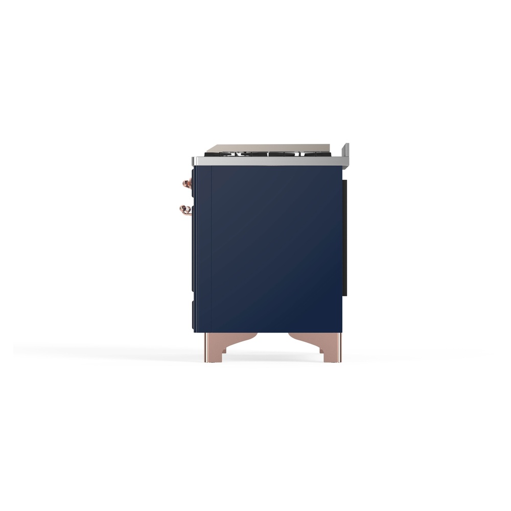 ILVE_UM09FDNS3MBPLP_Majestic_II_36"_Dual_Fuel_Range_Right_Angle