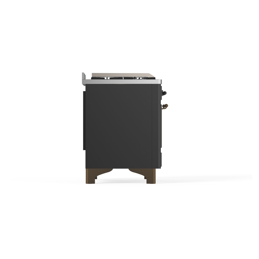 ILVE_UM09FDNS3MGB_Majestic_II_36_Dual_Fuel_Range_Left_Angle