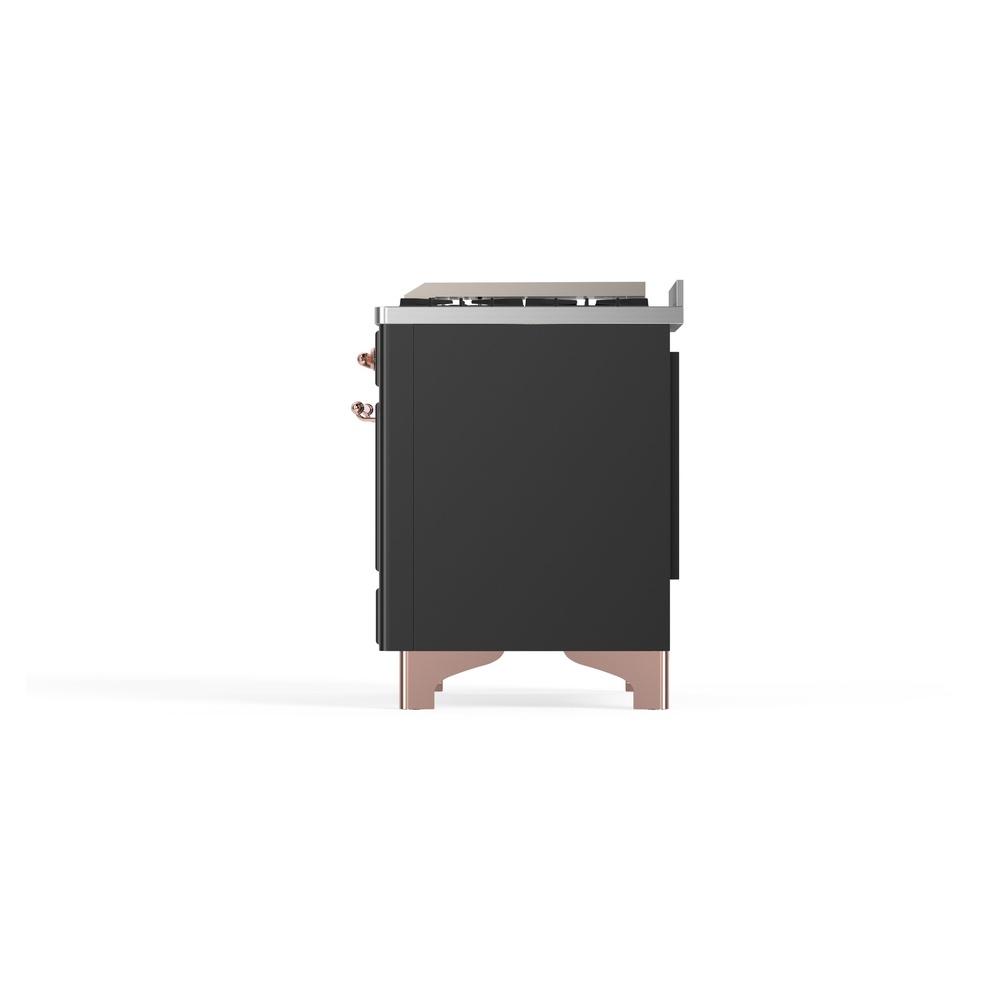 ILVE_UM09FDNS3MGPLP_Majestic_II_36"_Dual_Fuel_Range_Right_Angle