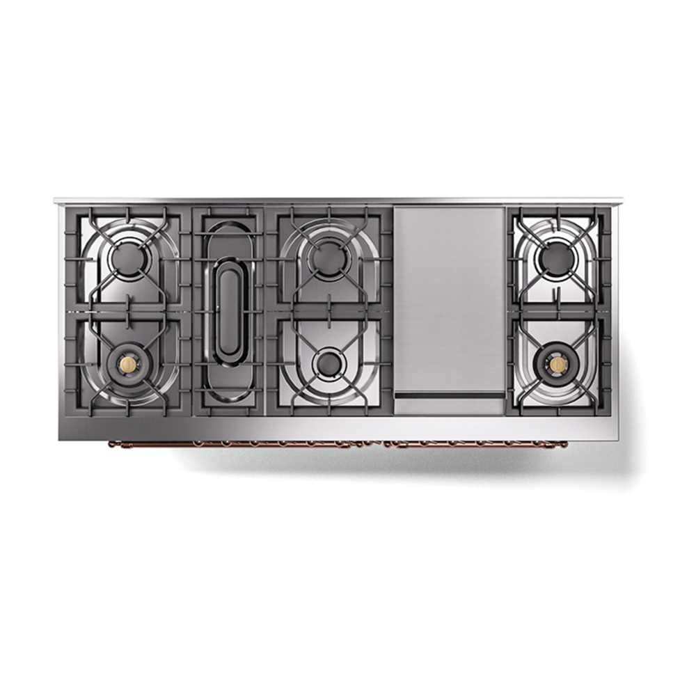 ILVE_UN60FNMPBGPLP_Nostalgie_II_60"_Dual_Fuel_Range_top_view