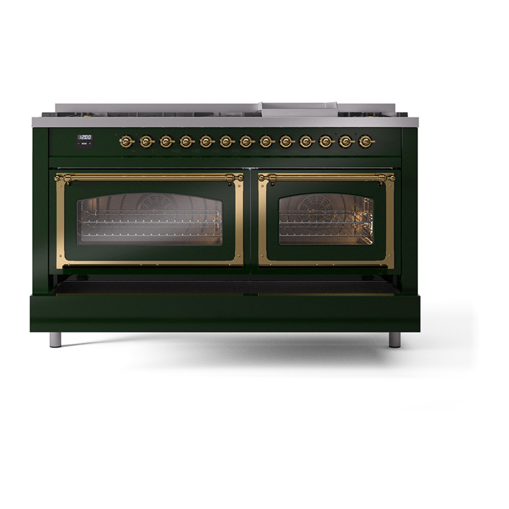 ILVE_UN60FNMPEGG_Nostalgie_II_60"_Dual_Fuel_Range_drawer_opened