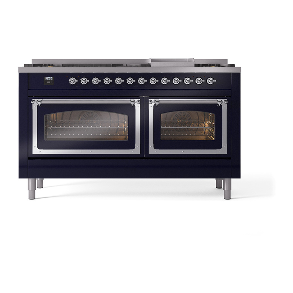 ILVE_UN60FNMPMBC_Nostalgie_II_60"_Dual_Fuel_Range_front_view