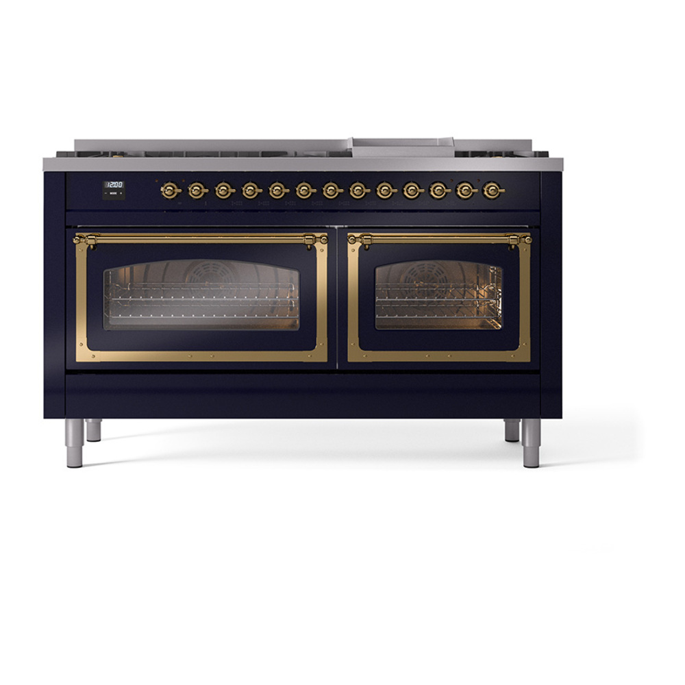 ILVE_UN60FNMPMBG_Nostalgie_II_60"_Dual_Fuel_Range_front_view