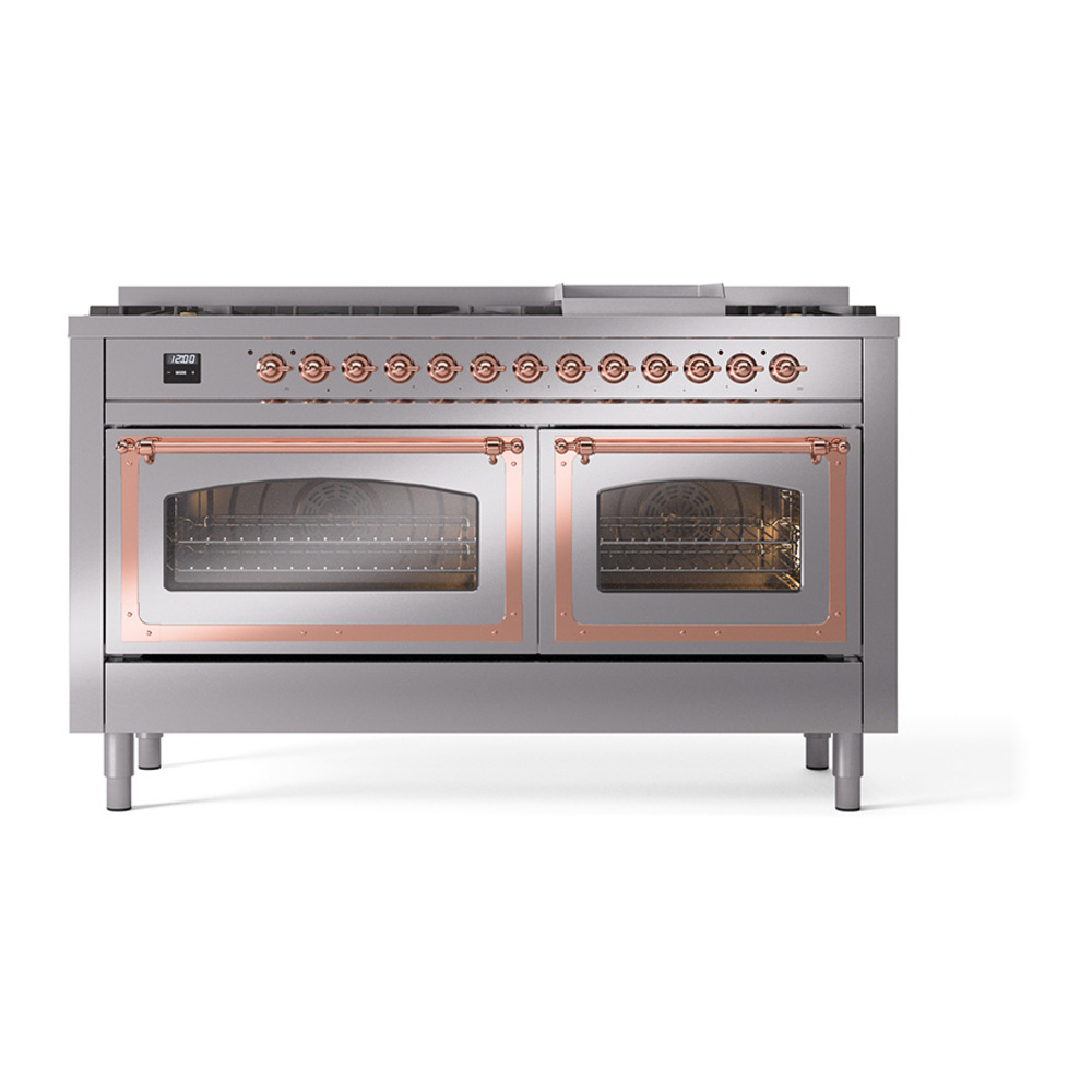ILVE_UN60FNMPSSPLP_Nostalgie_II_60"_Dual_Fuel_Range_front_view