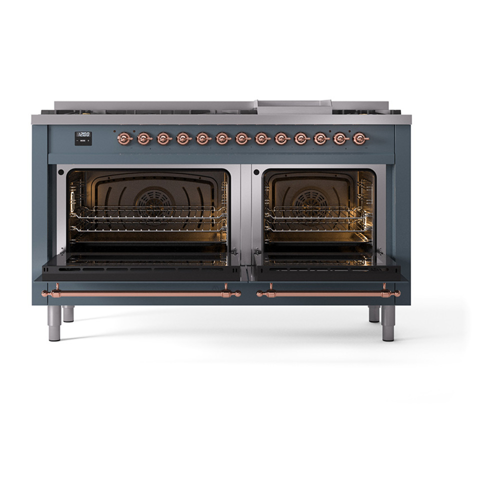 ILVE_UN60FQNMPBGP_Nostalgie_II_60"_Dual_Fuel_Range_oven_door_opened