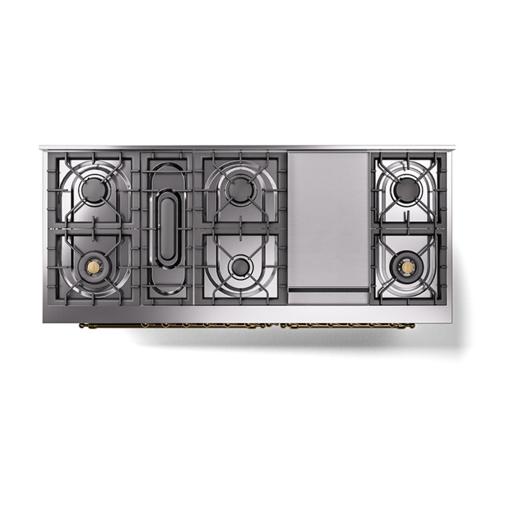 ILVE_UN60FQNMPMBG_Nostalgie_II_60"_Dual_Fuel_Range_top_view