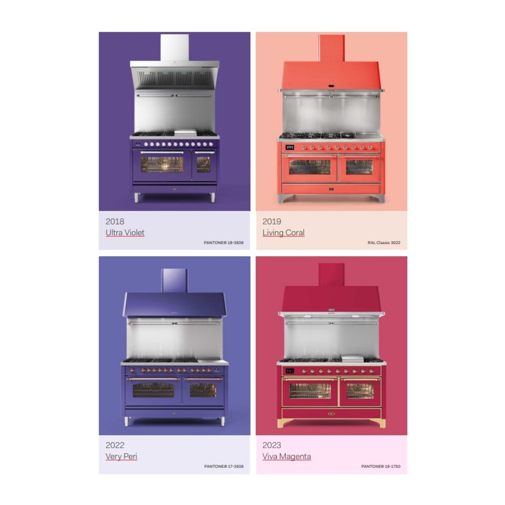 ILVE UN60F Nostalgie II Noblesse 60" Dual Fuel Range UN60FQNMPRAG-RAL-Color-of-the-Year