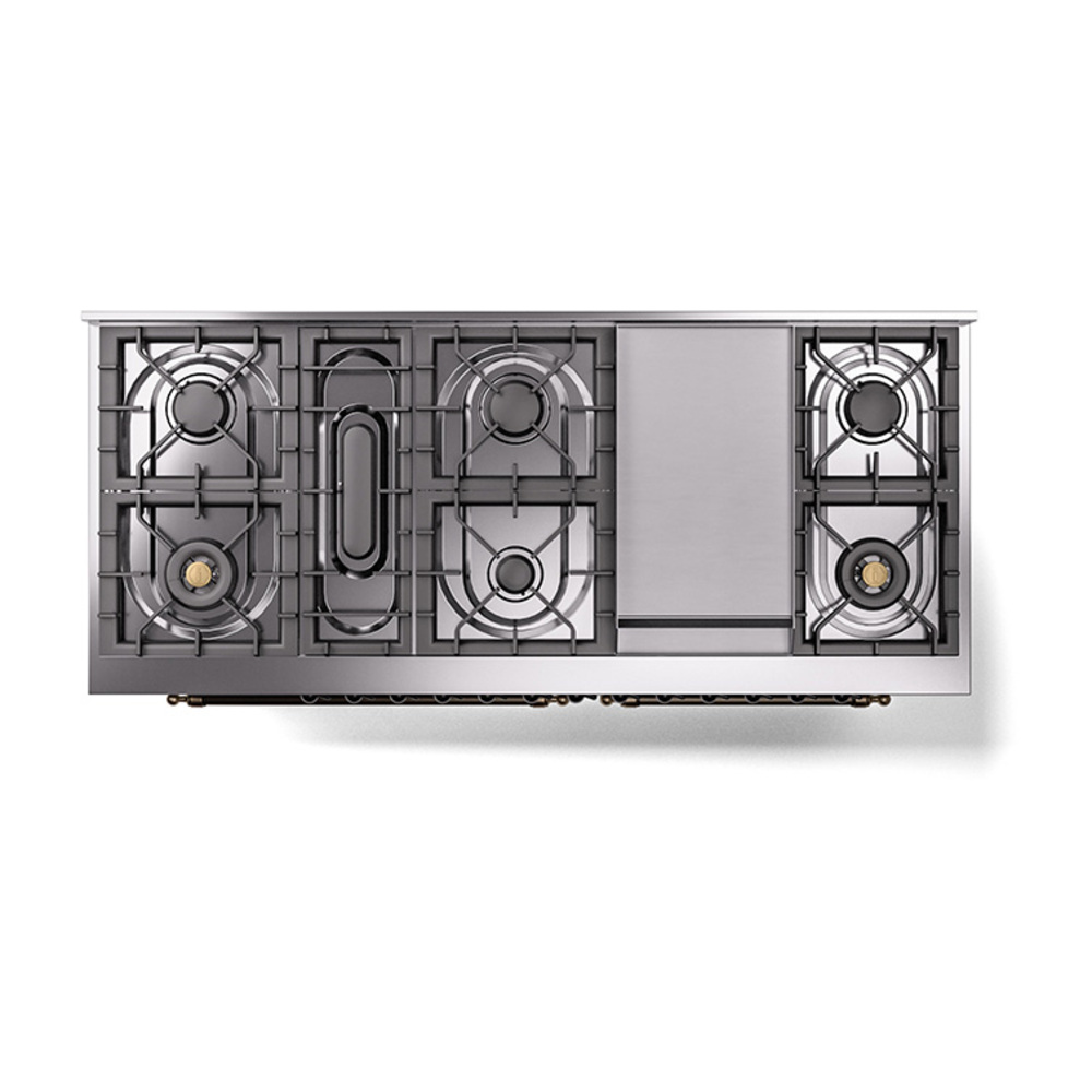 ILVE_UN60FQNMPSSB_Nostalgie_II_60"_Dual_Fuel_Range_top_view