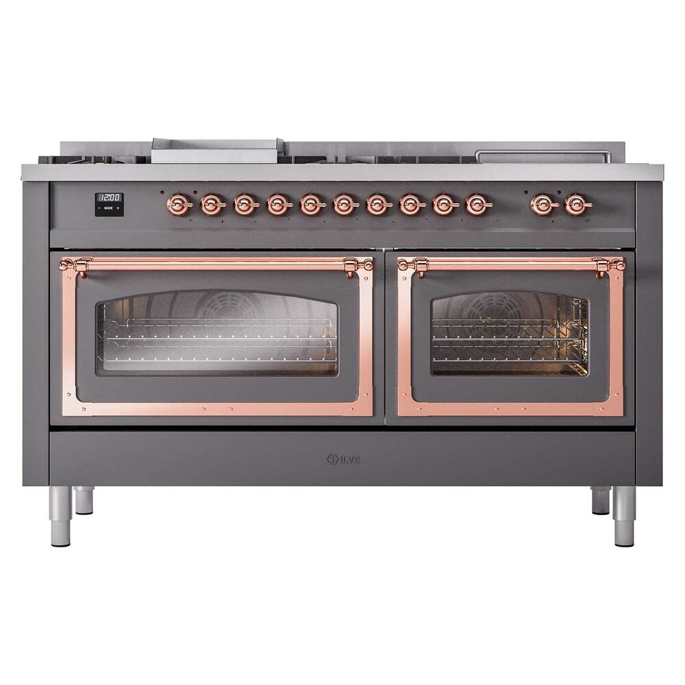 ILVE_UN60FSNMPMGP_Nostalgie_II_60"_Dual_Fuel_Range_front_view