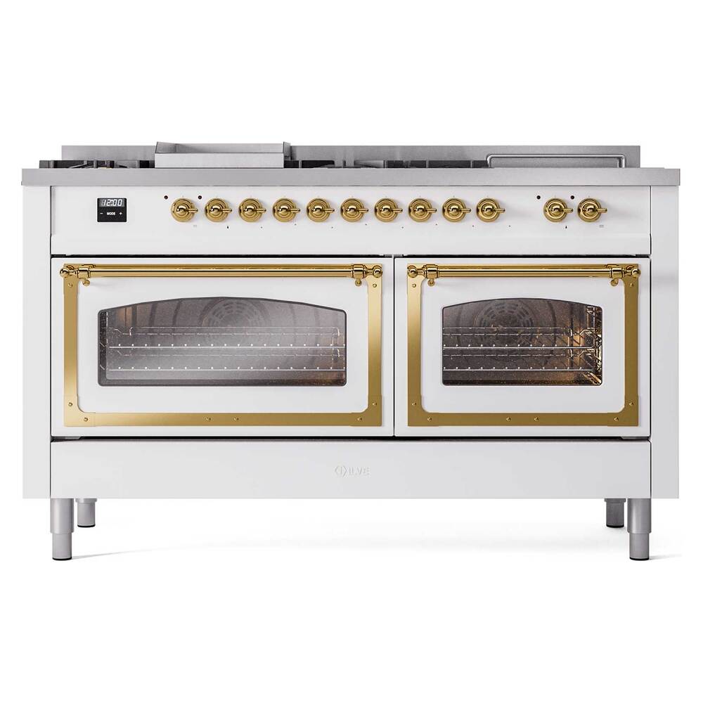ILVE_UN60FSNMPRAG_Nostalgie_II_60"_Dual_Fuel_Range_front_view
