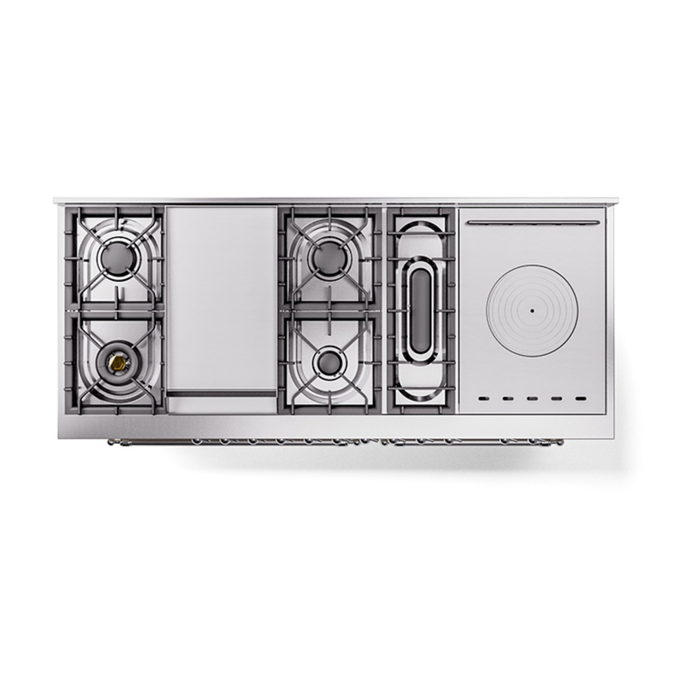 ILVE_UN60FSQNMPAWCLP_Nostalgie_II_60"_Dual_Fuel_Range_top_view