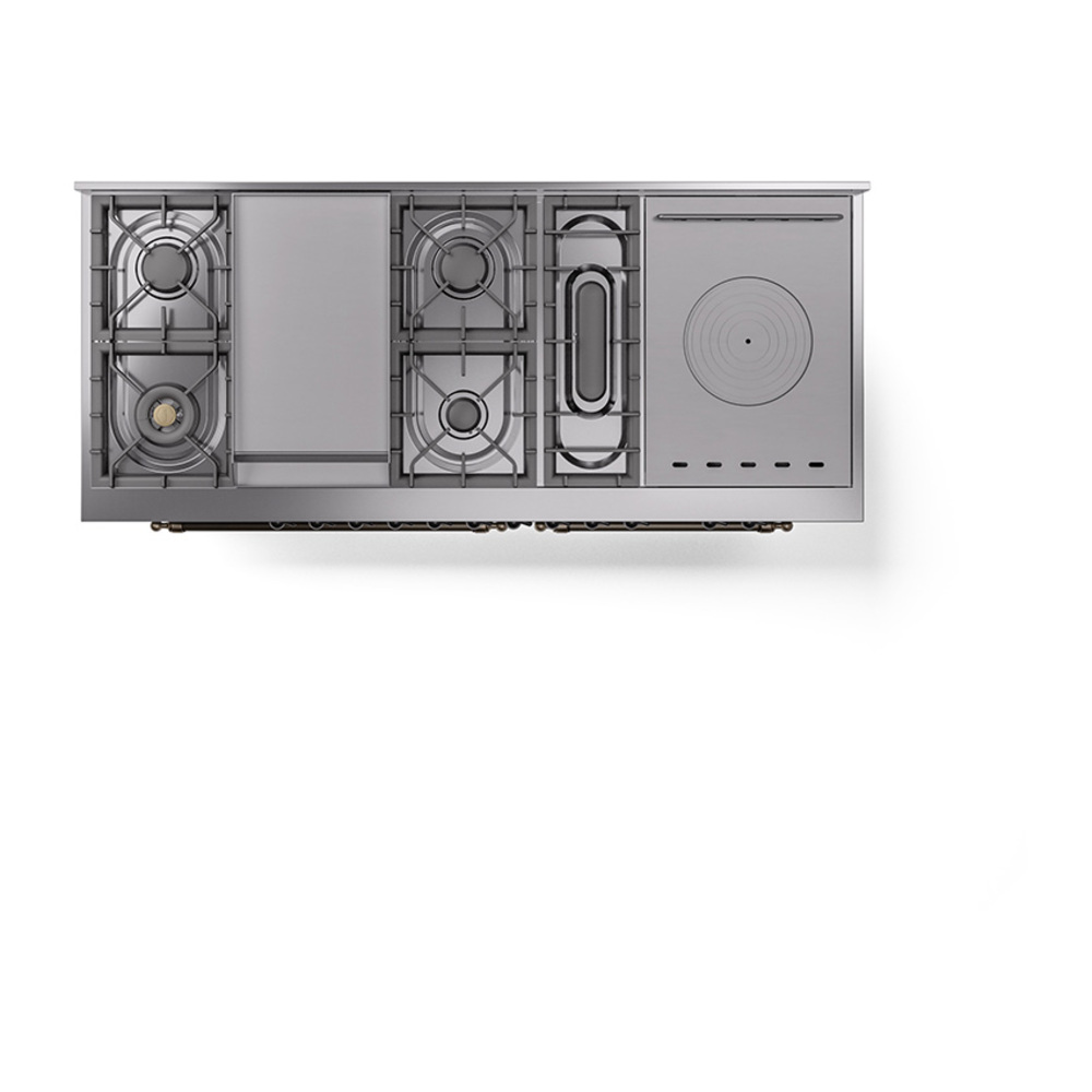 ILVE_UN60FSQNMPBGB_Nostalgie_II_60"_Dual_Fuel_Range_top_view