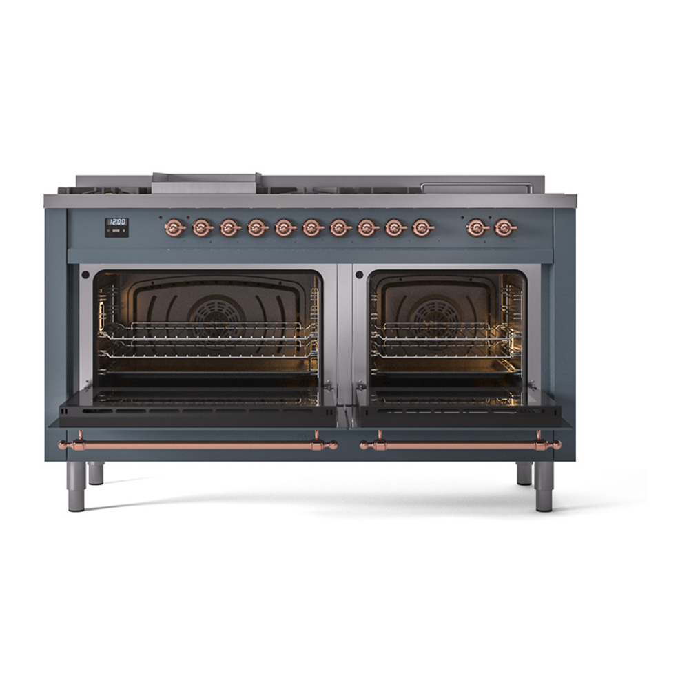 ILVE_UN60FSQNMPBGPLP_Nostalgie_II_60"_Dual_Fuel_Range_oven_door_opened