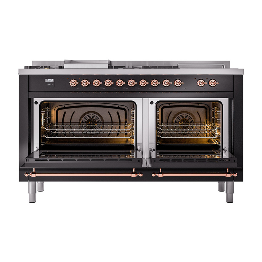 ILVE_UN60FSQNMPBKPLP_Nostalgie_II_60"_Dual_Fuel_Range_oven_door_opened