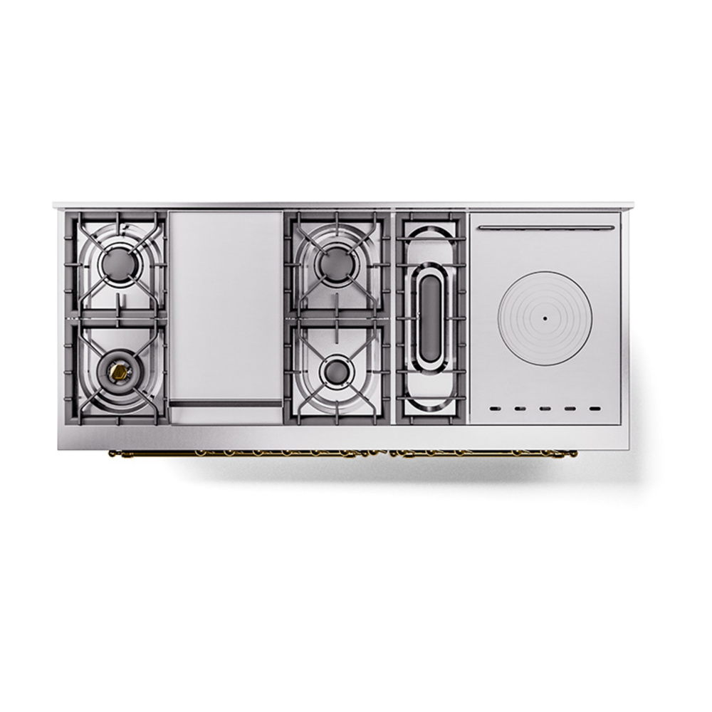 ILVE_UN60FSQNMPBUGLP_Nostalgie_II_60"_Dual_Fuel_Range_top_view