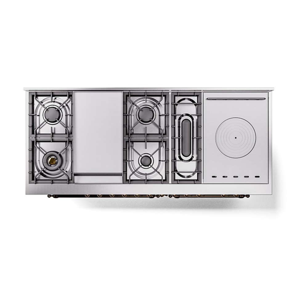 ILVE_UN60FSQNMPEGB_Nostalgie_II_60"_Dual_Fuel_Range_top_view