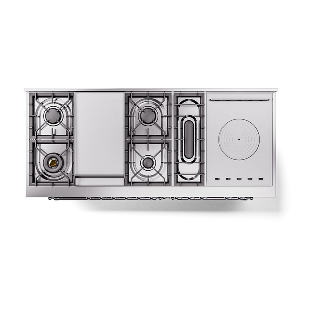 ILVE_UN60FSQNMPEGCLP_Nostalgie_II_60"_Dual_Fuel_Range_top_view