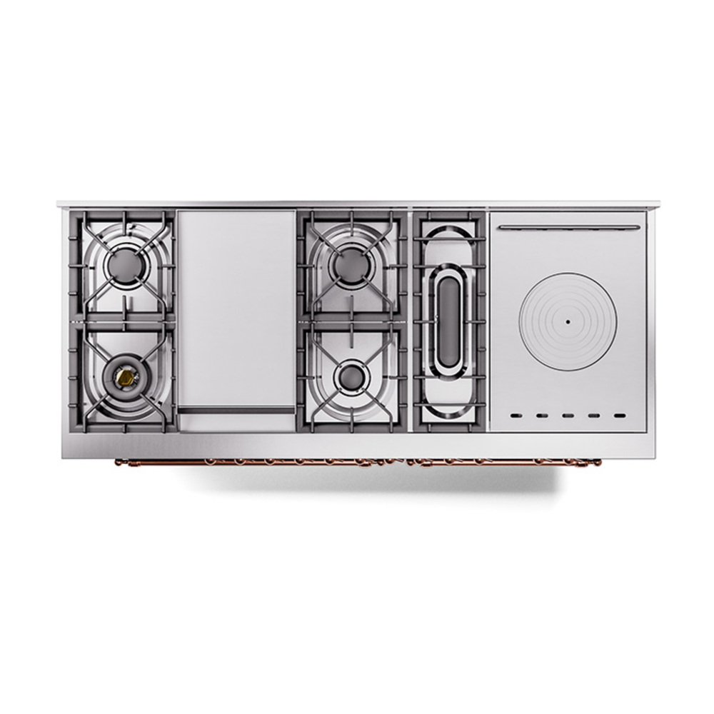 ILVE_UN60FSQNMPMBPLP_Nostalgie_II_60"_Dual_Fuel_Range_top_view