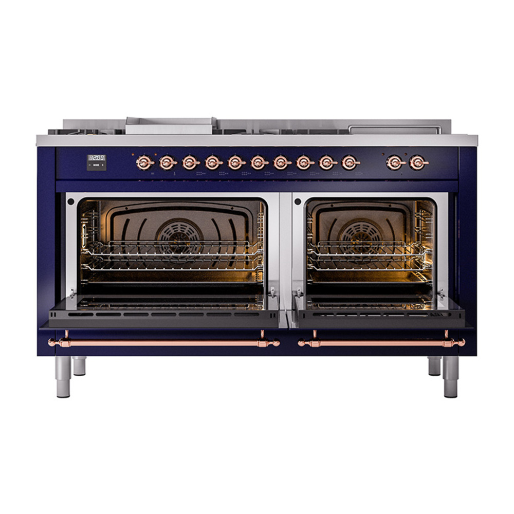 ILVE_UN60FSQNMPMBP_Nostalgie_II_60"_Dual_Fuel_Range_oven_door_opened