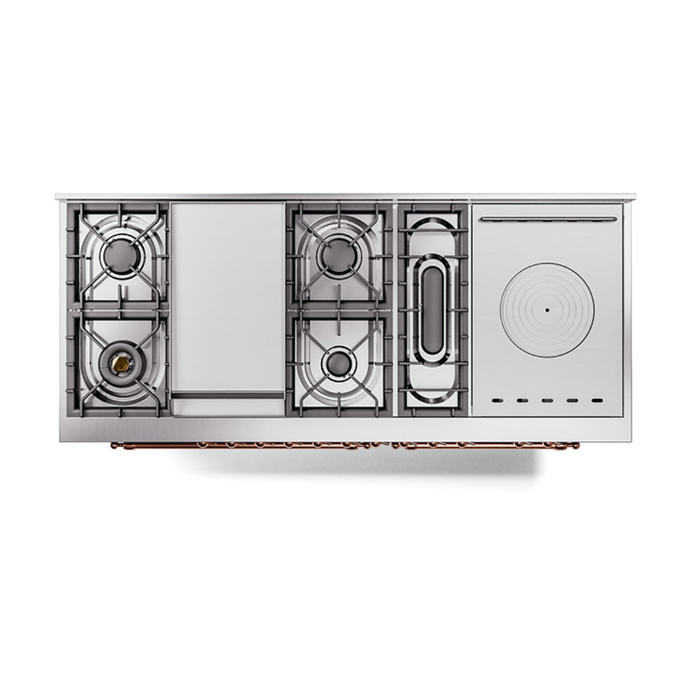 ILVE_UN60FSQNMPMGPLP_Nostalgie_II_60"_Dual_Fuel_Range_top_view